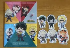ヒロアカ セイムス コラボ クリアファイル ステッカー