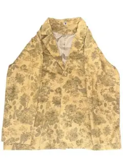 【crying center】ヴィンテージ　花柄　長袖ジャケット L