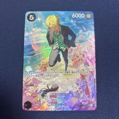 ワンピースカード サンジ sp SEC 神速の拳 - メルカリ