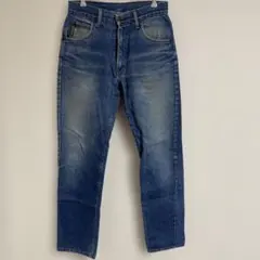 ARMANI ストレートデニム ブルー　平置き36 イタリア製