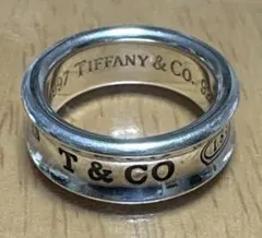 Tiffany&Co 925シルバー1837スクエアリング 指輪 10号前後 - メルカリ