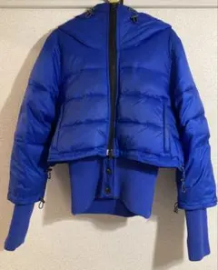 アディダスバイステラマッカートニー ダウンジャケット ブルー XS