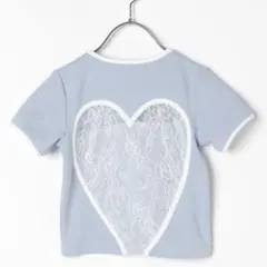 新品☆バックレースハートTシャツのサムネイル