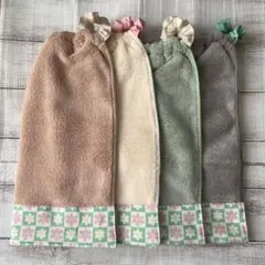 おりこうタオル おりこうエプロン お花 一重 4枚セットのサムネイル