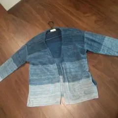 BACK NUMBERグラデーションブルー カーディガン