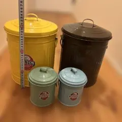 DULTON スチール製ゴミ箱 4点セット　ダルトン