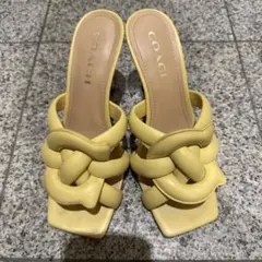 COACH ケリーサンダル イエローのサムネイル