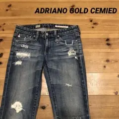ADRIANO GOLD CEMIED デニム　ジーンズ　25Rのサムネイル