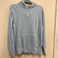 【Champion】チャンピオン グレー フード付きパーカー