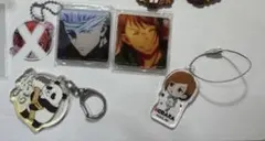 呪術廻戦　五条悟　 両面宿儺　ガシャポン　アクリルチャーム　ばかうけシール