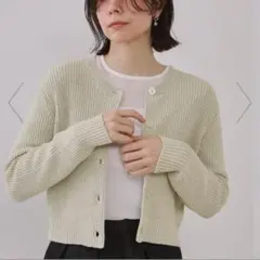 OPAQUE.CLIP カーディガン 38/M オペークドットクリップ