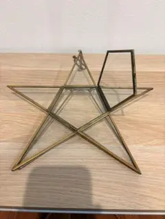 星型ガラス　写真立て 中型　ウェルカムボード