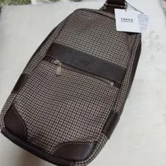 新品未使用品　TAKEO KIKUCHI チェック柄 バッグ