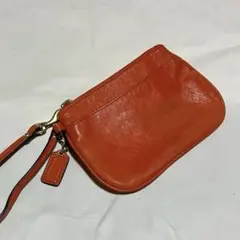 【COACH / コーチ】 レザー / ポーチ / ハンドバッグ