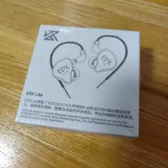 新品 KZ EDX Lite 有線イヤホン 透明色