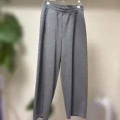 UNIQLO：C ユニクロ　スウェットワイドパンツ　サイズS グレー