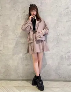 ロジータ ROJITA レーステーラードビックジャケット　ピンク　地雷系