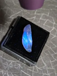 年始セール 2希少 スマトラ ブルーアンバー 琥珀 ルースケース　つき