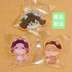 鬼滅　しのぶ　無一郎　行冥　アニマルクッキーバッジ　バレンタイン　ホワイトデー