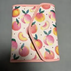 桃柄 お薬手帳ケース