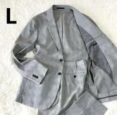 ユニクロ　UNIQLO セットアップ　感動ジャケット　感動パンツ　グレンチェック