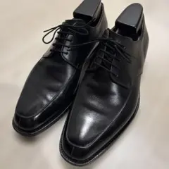 【美品】SCOTCH GRAIN レザーシューズ 黒 25cm ビジネス 革靴のサムネイル