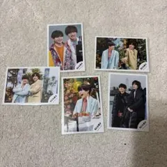 長尾謙杜 道枝駿佑 公式写真 5枚セット