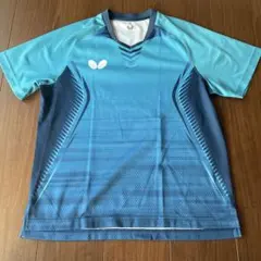 Butterfly 卓球ウェア M グラデーションブルー