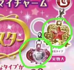 セボンスター マイチャーム めじるしアクセサリー　メッキ　宝石 2点セット
