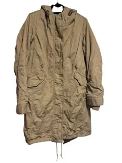 ♥️BACK NUMBER モッズコート M ベージュ 裏ボア 防寒