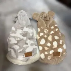 ①犬服　(超小型犬サイズ) 2枚セット