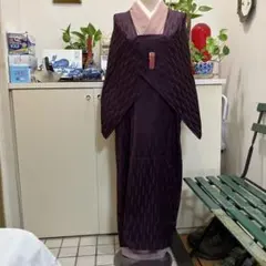 お値下げ！正絹 道行コート ロング丈