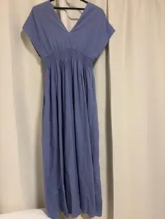 値下げ】MARIHA マリハ 夏の光のドレス 36 ロングワンピース ブルー