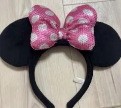 カチューシャ　ミニーちゃん　ピンク