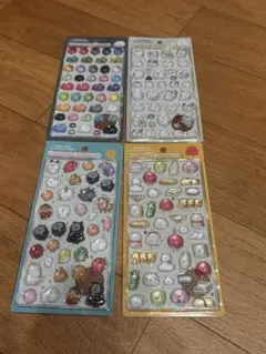 ナガノキャラクターズ ボンボンドロップシール 4枚セット