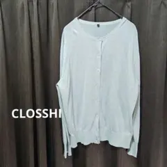 CLOSSHI クロッシー　薄手シンプルカーディガン