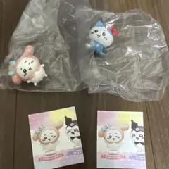 ちいかわサンリオコラボ なりきりフィギュア ちいかわとハチワレ