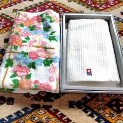 Rainie 花柄 フェイスタオルと今治タオル２枚