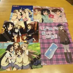 けいおん　クリアファイル　下敷き　セット