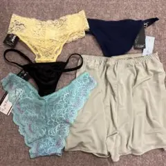 24時間以内発送。レディースセクシーショーツ5枚セット　フルバック　tバック