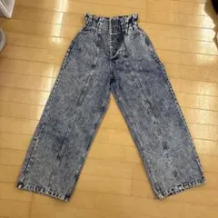 値下げ FUN ハイウエストデニムパンツのサムネイル