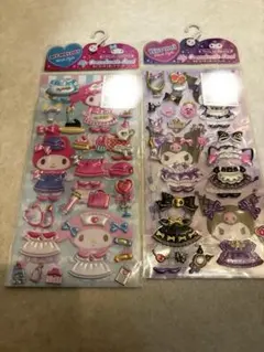 マイメロ　クロミ　ドレスアップシール