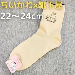 【未使用】2021年発売 ちいかわ コラボ ソックス 22〜24cm【靴下屋】