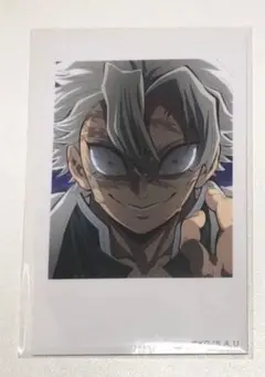 鬼滅の刃 箔押しチェキ風ブロマイド 柱カフェ 実弥