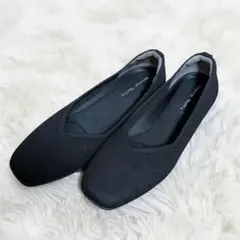 Oriental Traffic 跳べるニットパンプス 黒 23cmのサムネイル