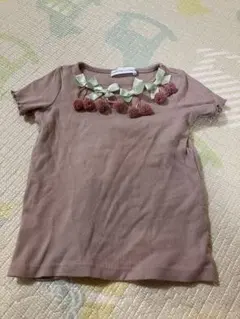 Catherine Cottage ピンク Tシャツ さくらんぼモチーフ