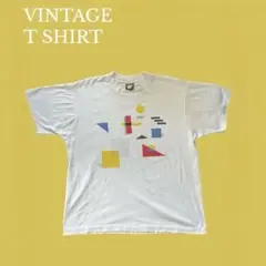 80年代イブサンローランカラーブロックデザイン Tシャツ Sサイズ 