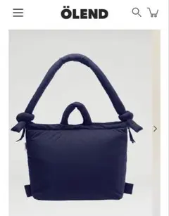 OLEND オーレンドONA SOFT BAG オナソフト ネイビー