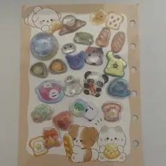 シール　おすそ分け　カプセルシール　シマエナガ　ベイマックス　ボンボンドロップ等