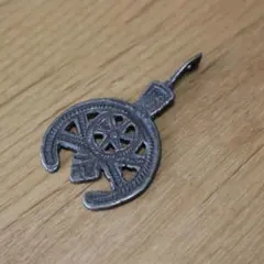 北欧 ヴィンテージ デンマーク バイキング 船 シルバー ターコイズ 